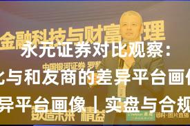 永元证券对比观察：行业对比与和友商的差异平台画像｜实盘与合规版