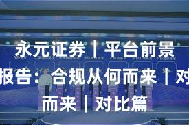 永元证券｜平台前景观察报告：合规从何而来｜对比篇