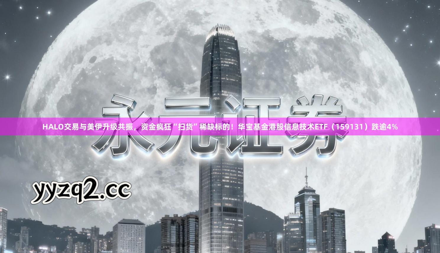 HALO交易与美伊升级共振，资金疯狂“扫货”稀缺标的！华宝基金港股信息技术ETF（159131）跌逾4%